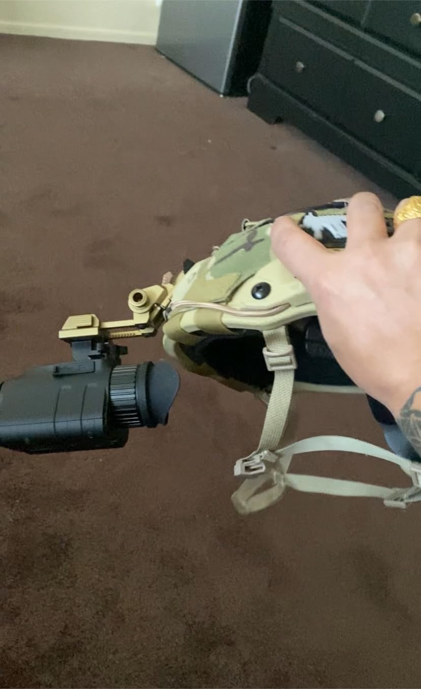 Nightfox Prowl Night Vision Goggles, Head or Helmet Mounted, 1x Magnification NVG, 1080p Video Recording, Stealth Infrared 940nm IR, Digital NODs customer photo 2