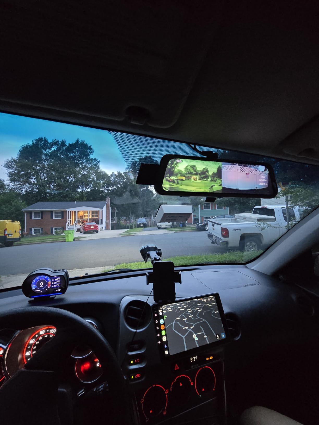 VT10 4K Mirror Dash Cam Front and Rear, 10
