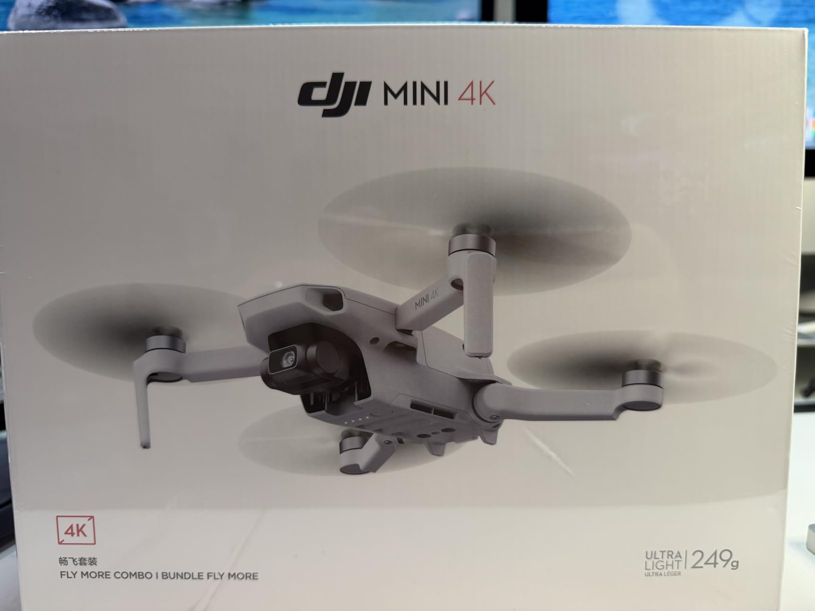 DJI Mini 4K Fly More Combo, Drone with 4K UHD Camera for Adults, Under 249 g, 3-Axis Gimbal Stabilization, 10km Video Transmission, Auto Return, 3 Batteries for 93-Min Max Flight Time, QuickShots customer photo 1