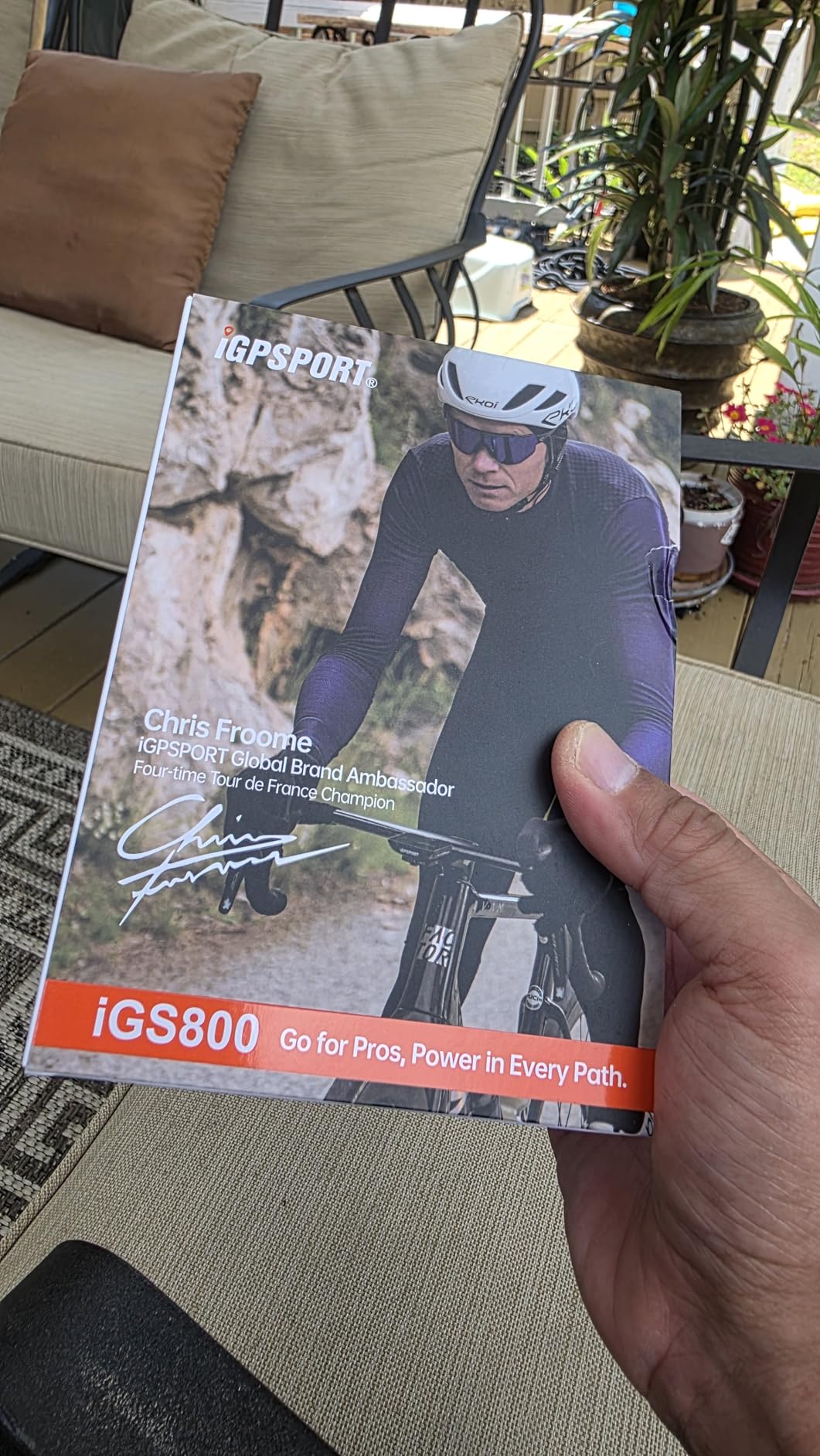 iGPSPORT iGS800 Bike Computer Touchscreen, 3.5'' Offline MAP Navigation WiFi Bluetooth ANT+ Smart 32GB GPS Cycling Computer Waterproof customer photo 1