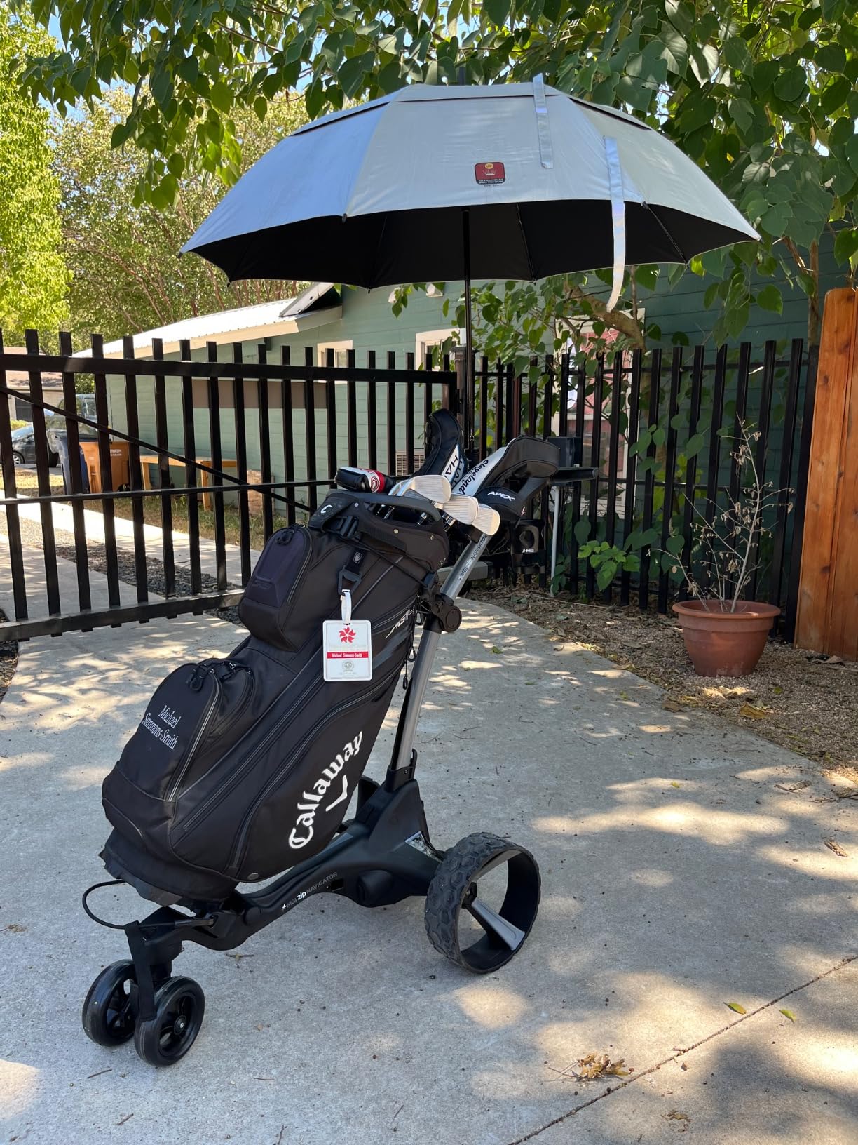 MGI Zip X5 Electric Golf Cart - 36 Hole Battery - (Drink, Umbrella, & GPS Phone) customer photo 2