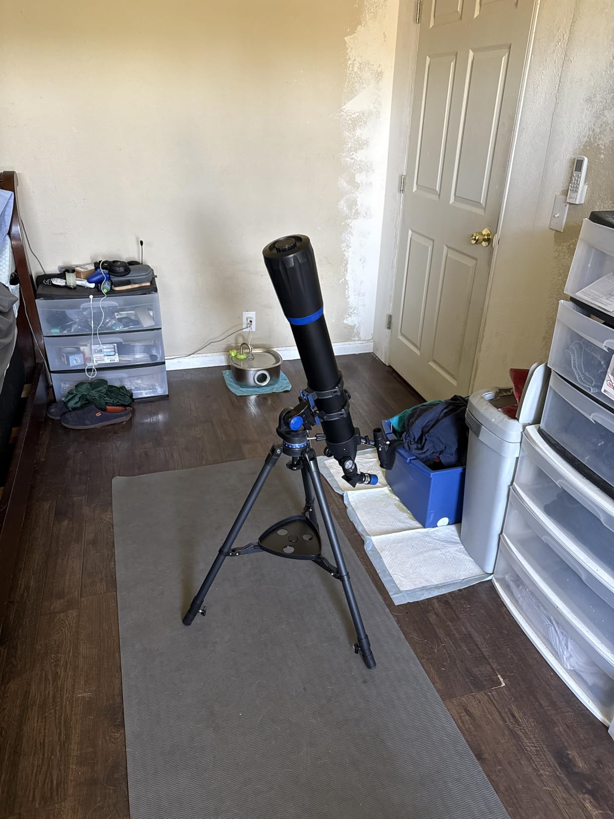 Telescope, 90mm Aperture 800mm - Telescope for Adults & Kids, Professional Refractor Telescopes for Adults High Powered, Beginner-Friendly, Phone Adapter & Stable Stainless Tripod, Portable Carry Bag customer photo 1