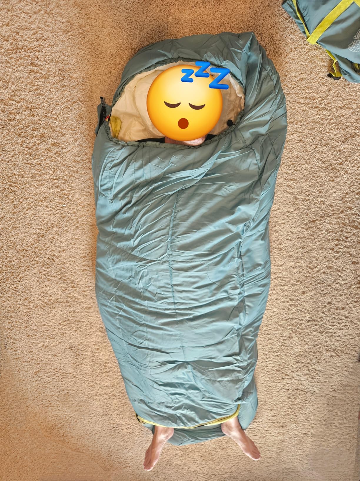 Coleman Big Bay 0/20/40°F Cold-Weather Sleeping Bag, Adult Mummy Sleeping Bag with Headrest, Foot Ventilation, & Storage Sack, Big & Tall Options customer photo 2