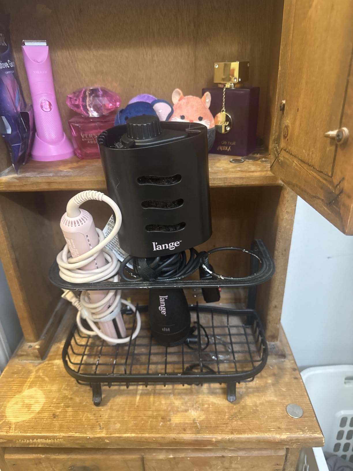 L'ANGE HAIR Le Volume Elevé 65MM 2-in-1 Titanium Brush Dryer | Dry and Style | Unique Teardrop Shape Barrel | 3 Heat Settings | 360° Vented Airflow | Ionic Technology for Frizz-Free Styling (Blush) customer photo 1
