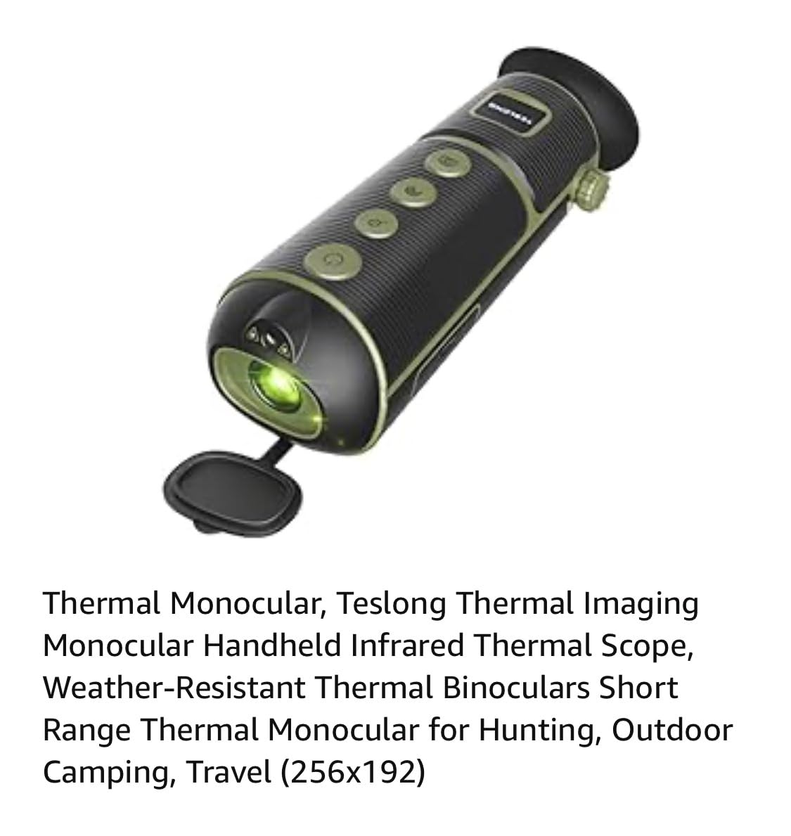 Teslong TTS390 384x256 Thermal Monocular, 50Hz Thermal Imaging Camera with 25mm Lens, 10H Battery Life, 8X Digital Zoom, IP54 Waterproof IR Night Vision Monocular for Hunting & Search customer photo 2