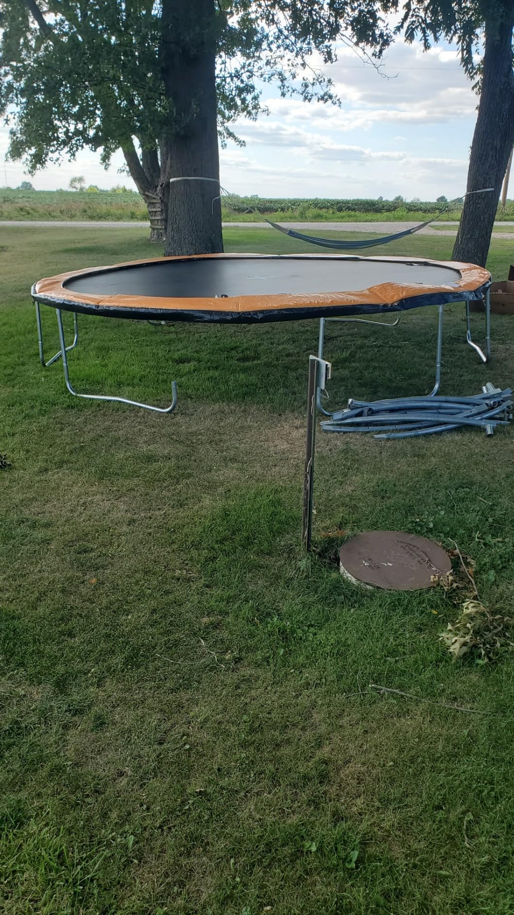 SkyBound Trampoline with Safety Padded Poles - 10ft 12ft 14ft 15ft 16ft Large Outdoor ASTM Approved customer photo 1