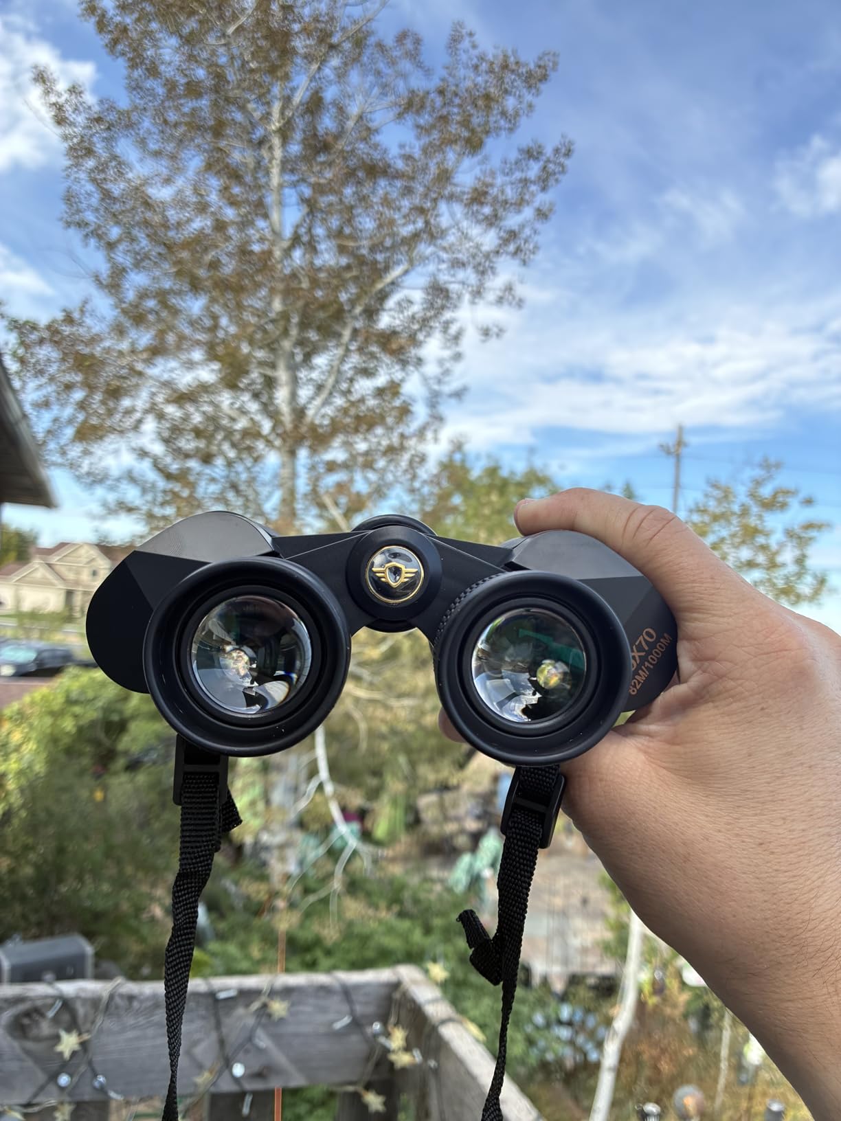 Aurosports 20x70 Astronomy Binoculars for Adults, High Powered 70mm Large Objective Lens with Enhanced Low-Light Performance, BAK4 Prism FMC HD Optics customer photo 1