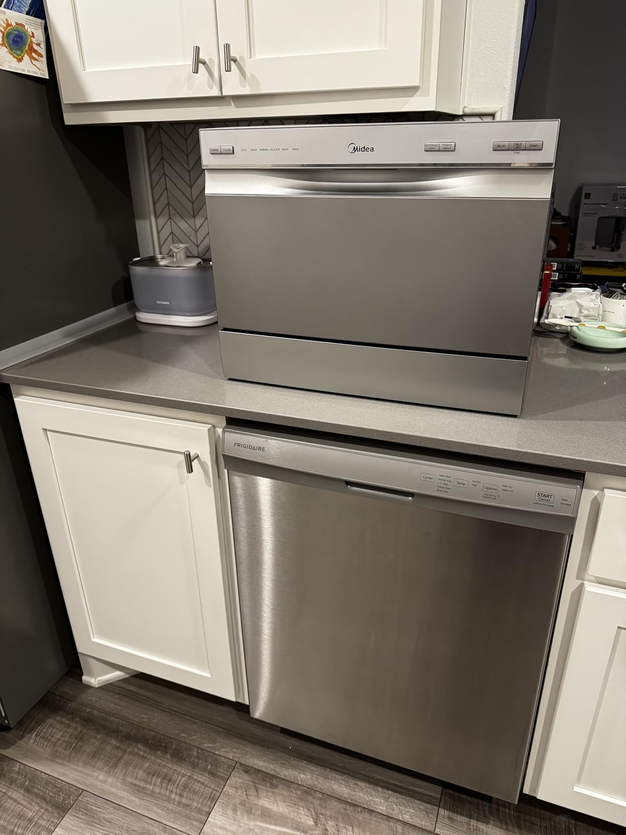 Midea Countertop Dishwasher Portable, 6 Place Settings, Energy Star, Mini Dishwasher with 6+2 Cycles, 52 dB Quiet & Compact, Perfect for Apartments, Dorms, or RVs, Silver customer photo 2