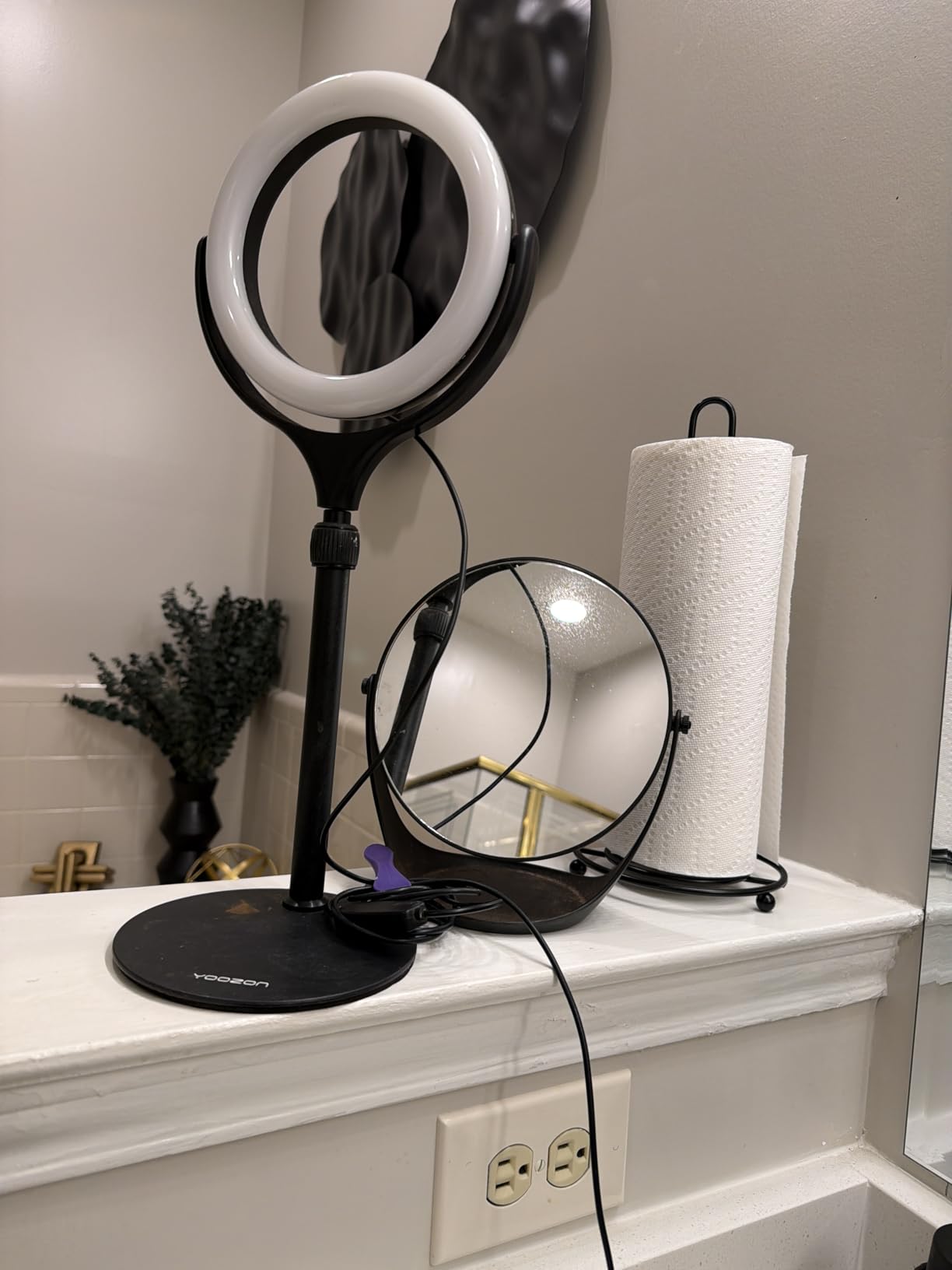 Gvnkvn Lighted Makeup Mirror, 17.3