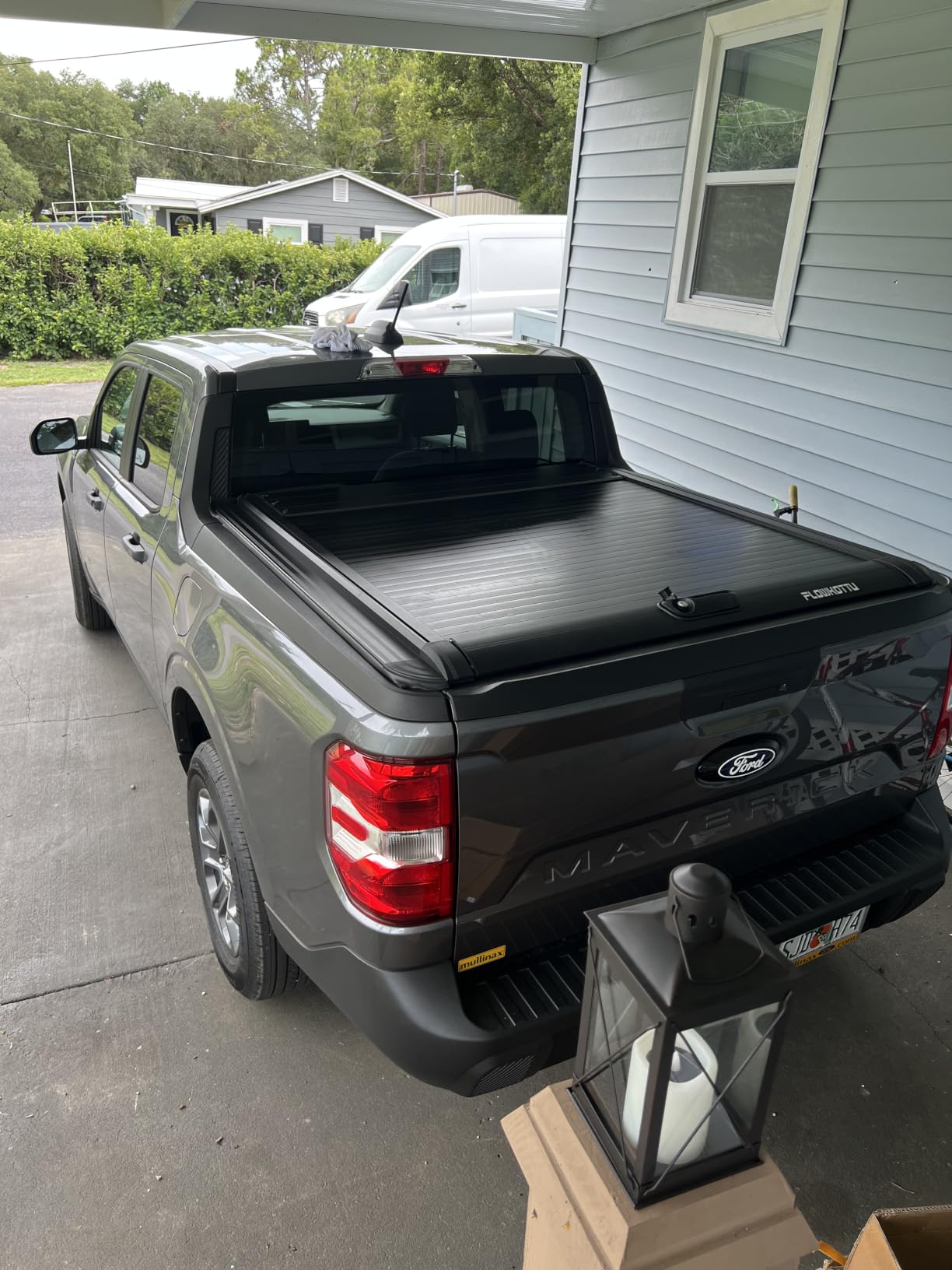 Retractable Tonneau Cover Fit Ford Maverick 2022-2026 Truck Bed | Lockable Waterproof Anti-theft Aluminum Auto-Recoil customer photo 1