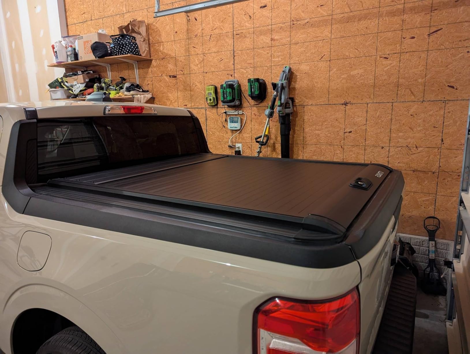 Retractable Tonneau Cover Fit Ford Maverick 2022-2026 Truck Bed | Lockable Waterproof Anti-theft Aluminum Auto-Recoil customer photo 2