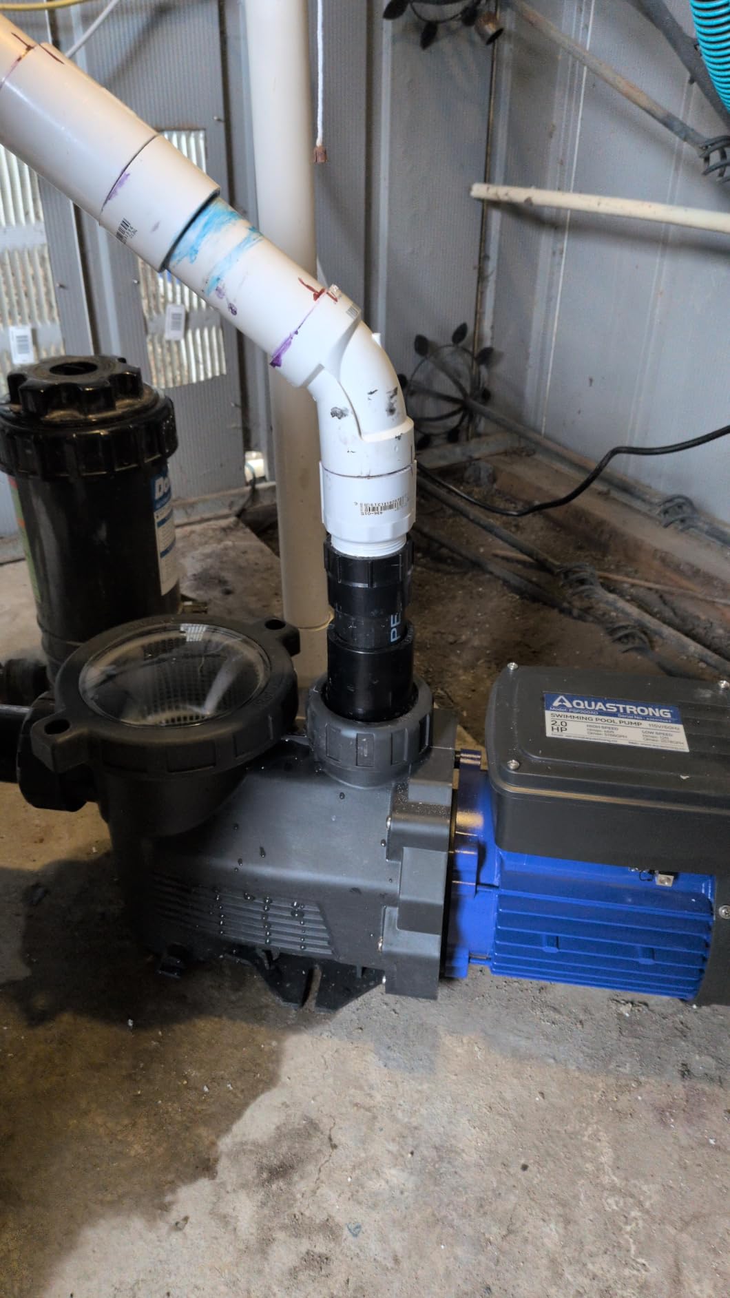 Aquastrong 3HP In/Above Ground Pool Pump with Timer, 115V, 9350GPH, High Flow, Powerful Self Priming Swimming Pool Pumps with Filter customer photo 2