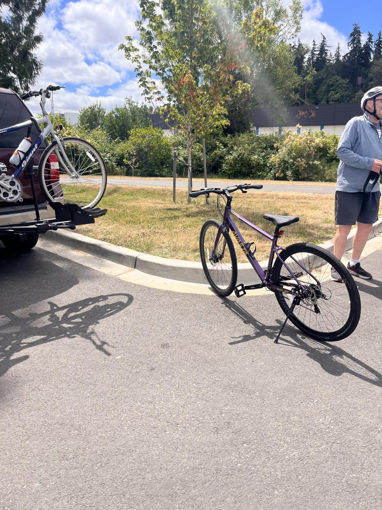 Jupiter 700C Road Adult Step-Over Hybrid Cycling Bike, Aluminum Frame, 21-Speed, Dual Disc Brakes, Multiple Colors customer photo 1