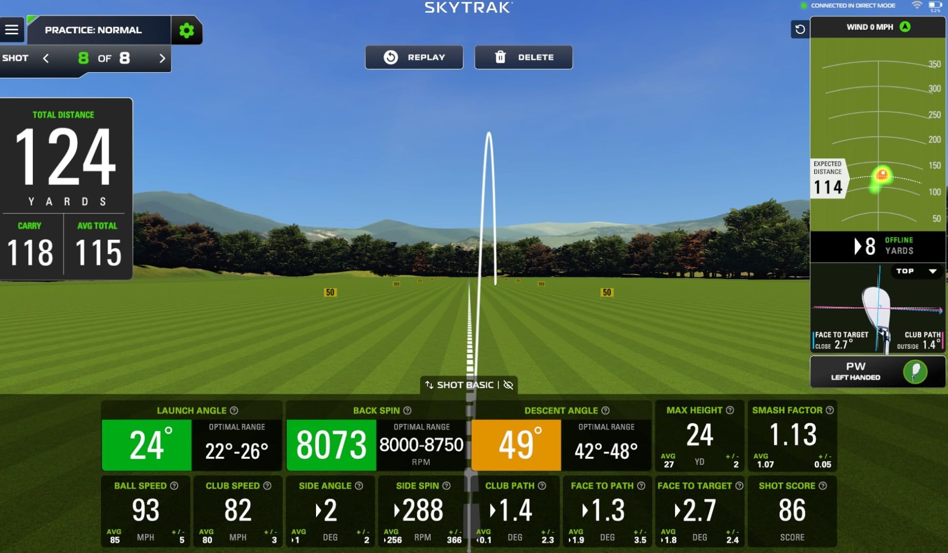 SkyTrak+ Portable Golf Sim Studio customer photo 1