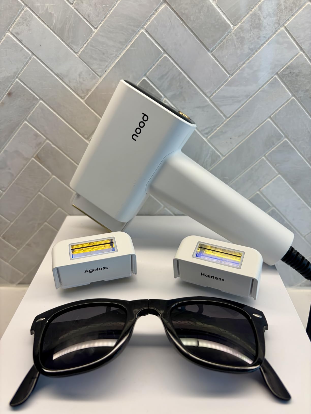 Nood Flasher Pro IPL Laser Hair Removal Device, Clinical-Grade Permanent Results At Home, CryoSoothe Tech with 5 Power Settings customer photo 2