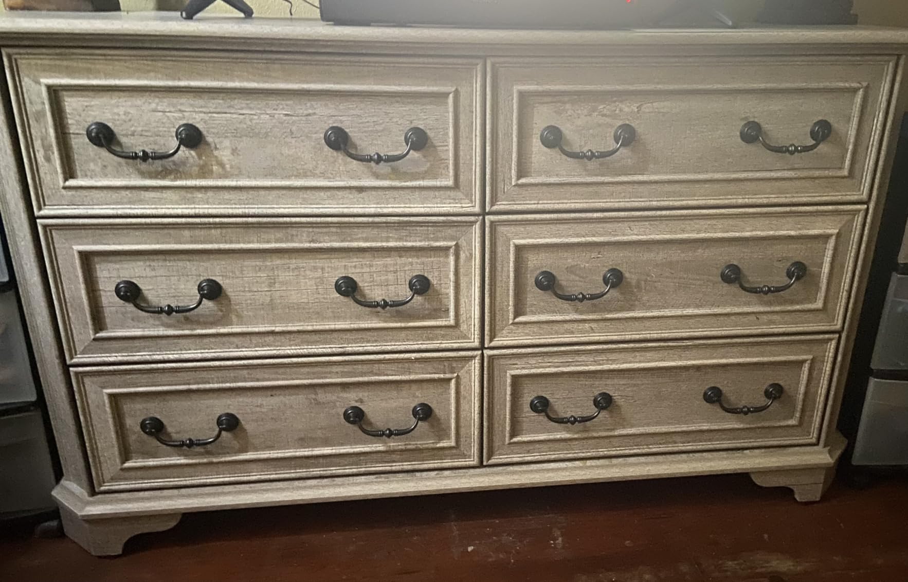 T4TREAM Farmhouse 6 Drawers Dresser for Bedroom, 54