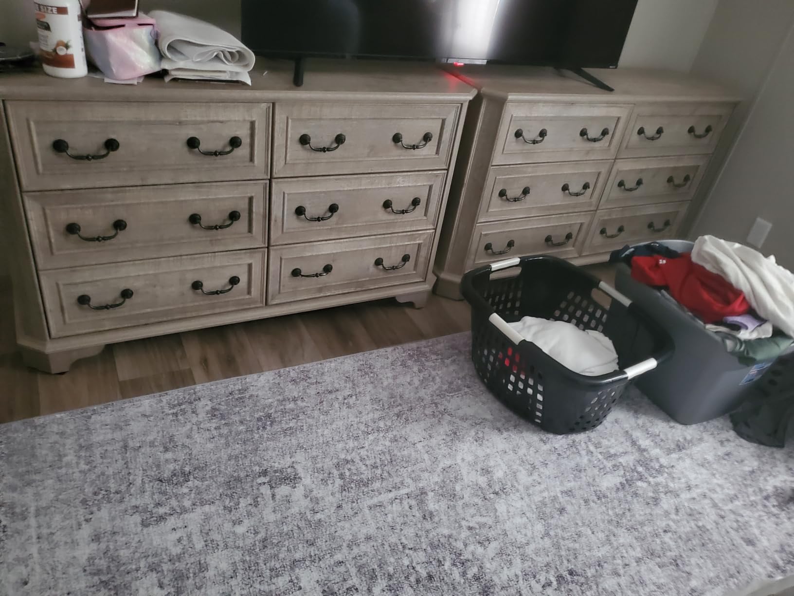 T4TREAM Farmhouse 6 Drawers Dresser for Bedroom, 54