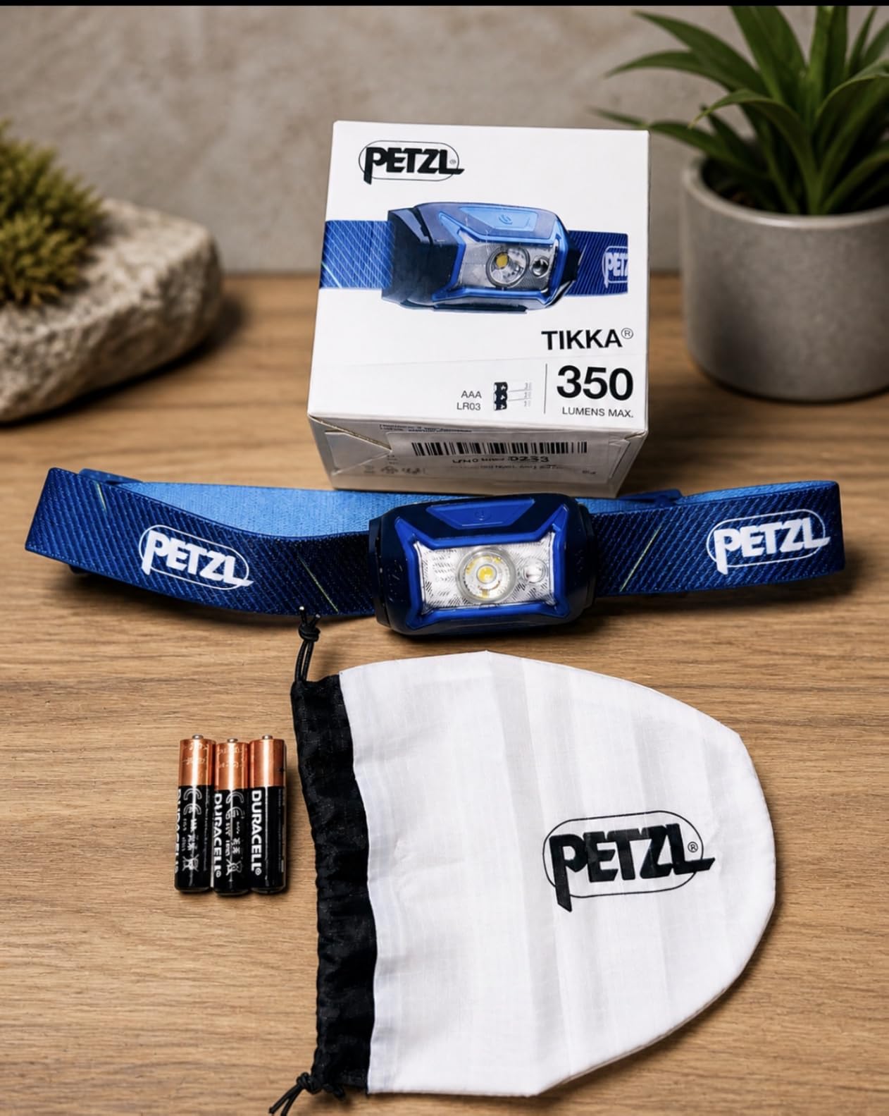 PETZL Tikka Headlamp - Compact 350 Lumen Light with Red Lighting, for Hiking, Climbing, Running, and Camping - Brown customer photo 1