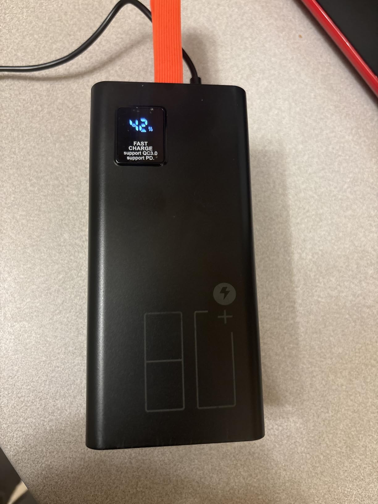 80000mAh Portable Charger Power Bank High Capacity, Fast Charging 30W PD USB C Battery Pack, 5 Output & 2 Input Large Battery Bank with LED Display & Non-Slip Design for Phone Camping Travel Outdoors customer photo 2