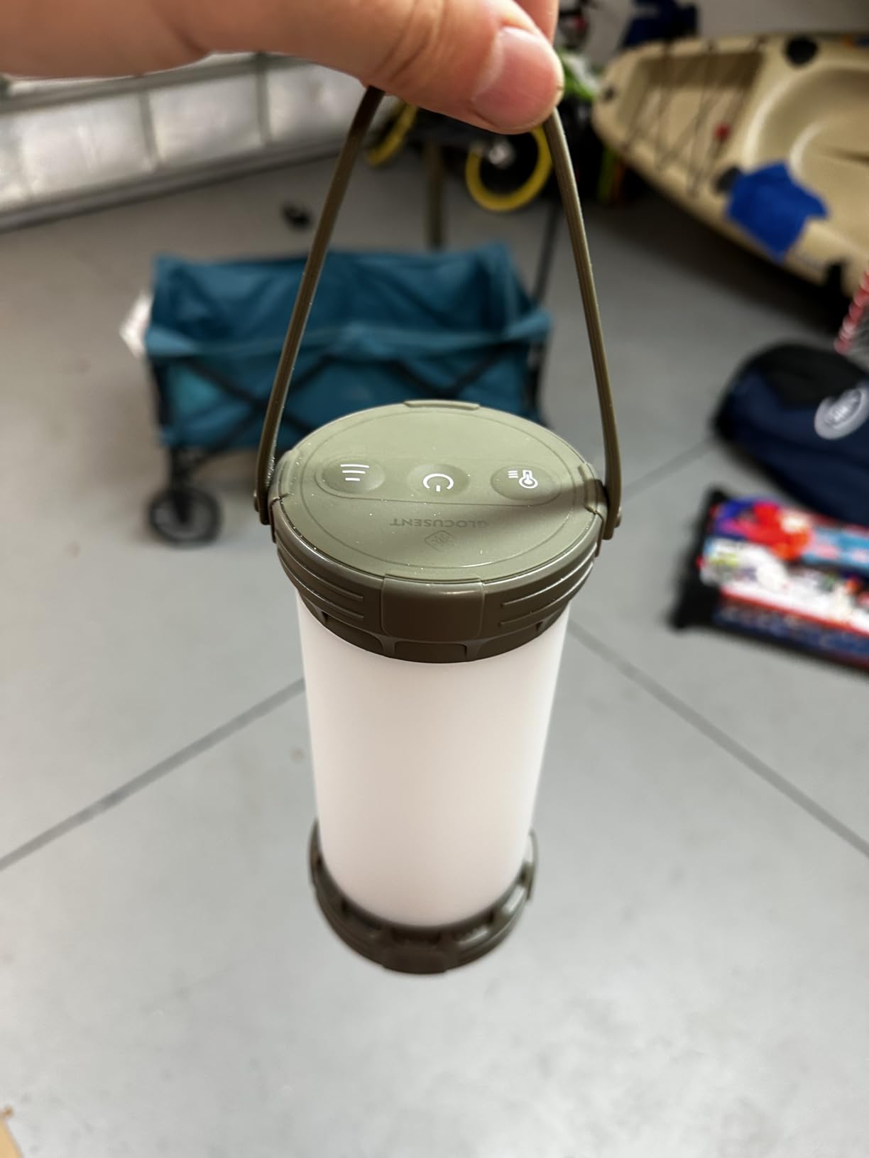 Glocusent 135 LED Ultra Bright Camping Lantern, Up to 200H, 5000mAh Camping Lights with 3 Colors & 5 Brightness, SOS, Max 1500LM, Rechargeable Lantern for Power Outages Camping Hiking Emergency customer photo 2