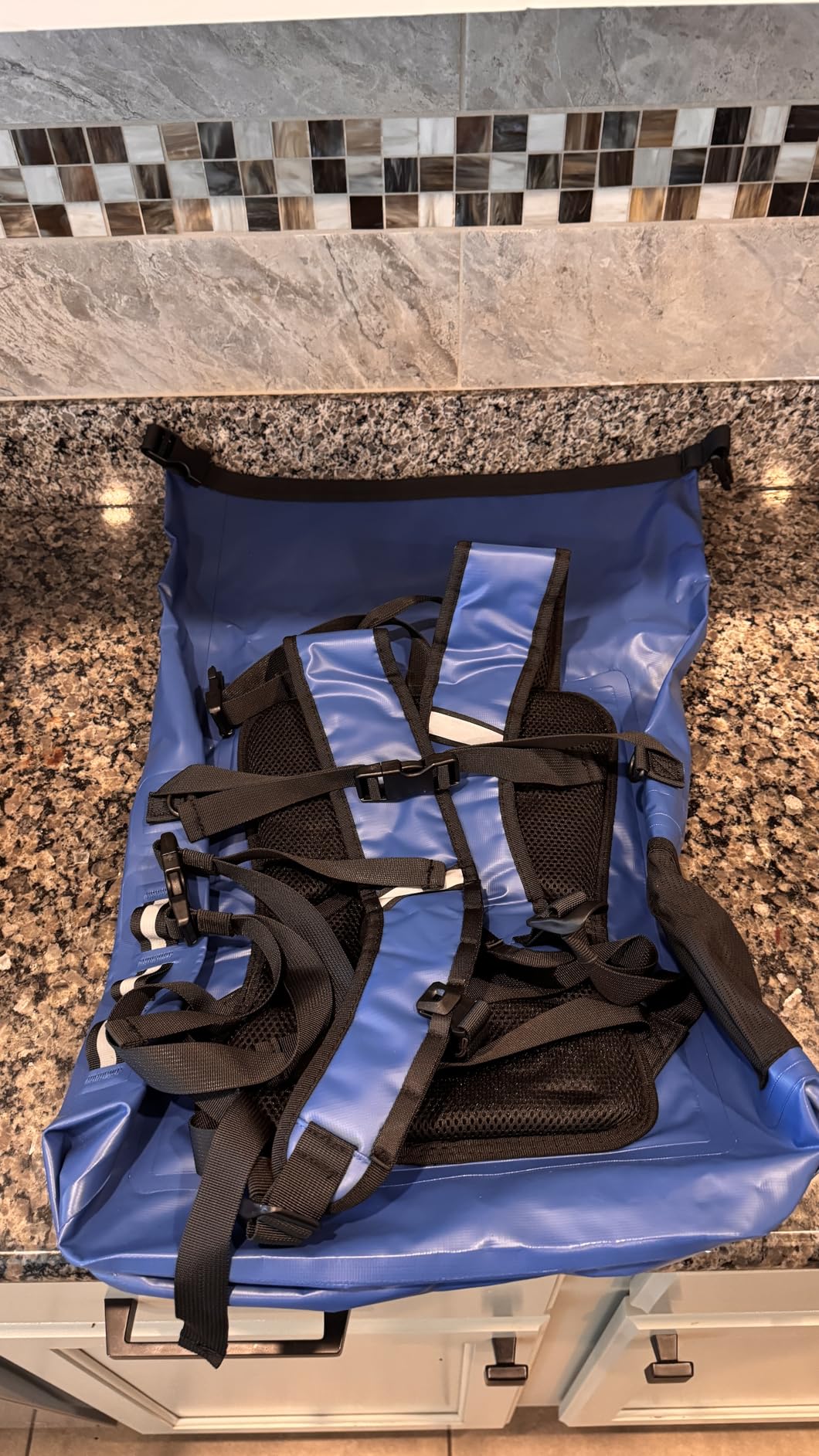 MARCHWAY Roll Top Waterproof Backpack, Floating Dry Bag 20L/30L/45L with Ergonomic Rectangular Base, Cushioned Back, Hip Strap for Hiking Camping Kayaking Travel customer photo 1