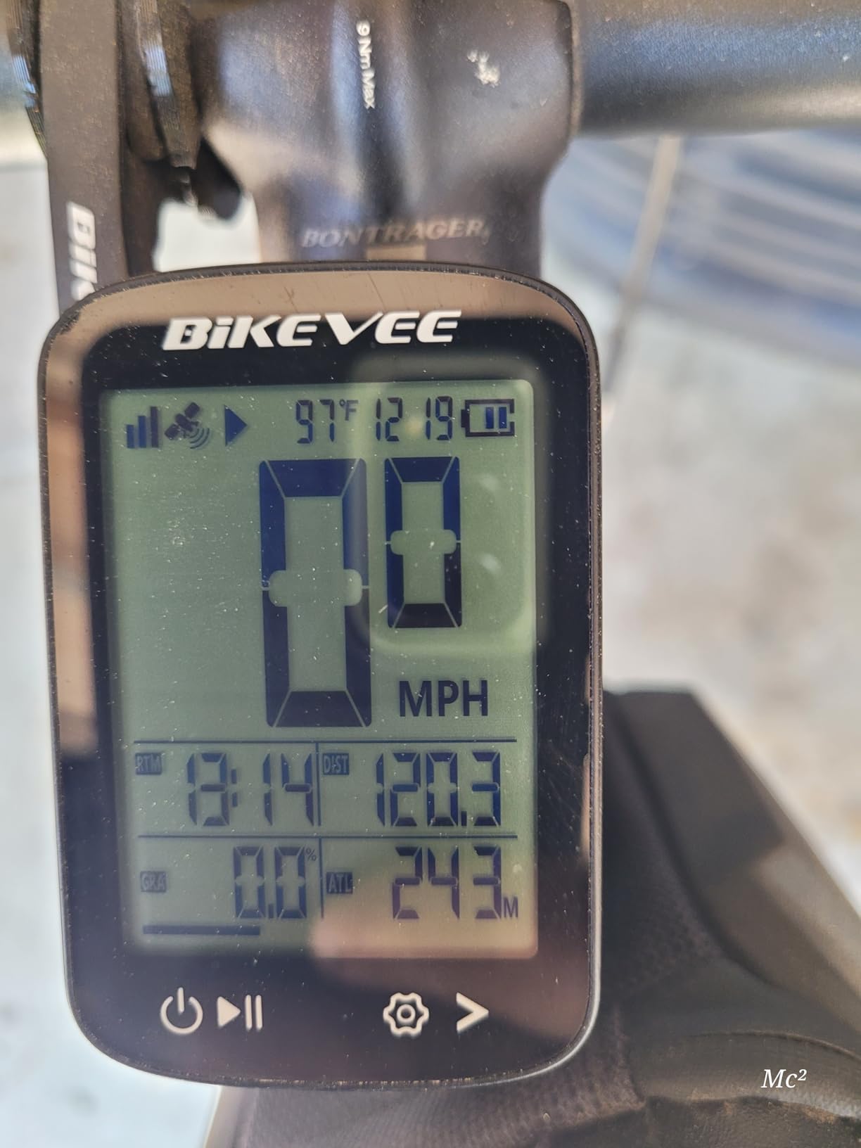 GPS Bike Computer Wireless Cycling Computer with Auto Backlight, Bicycle Speedometer Odometer, Waterproof GPS Speed Tracker for Road Mountain Bikes customer photo 1