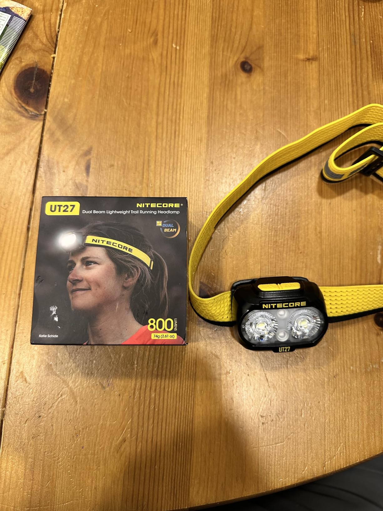 Nitecore UT27 MCT Pro 800 Lumen Running Headlamp USB-C Rechargeable Dual Power with 3 Color Temperatures Red Light Lightweight Trail Hiking Camping customer photo 2