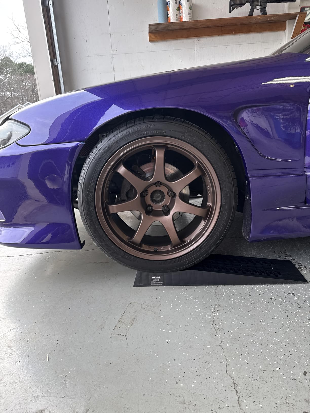 VEVOR Car Ramps, 2 PCS 20000 lbs GVW Capacity, 2.56 in Lift Height, Portable Low Profile Car Service Ramps for Home Garage Maintenance & Oil Changes, Heavy Duty for Low Chassis Vehicle & Support Jack customer photo 2