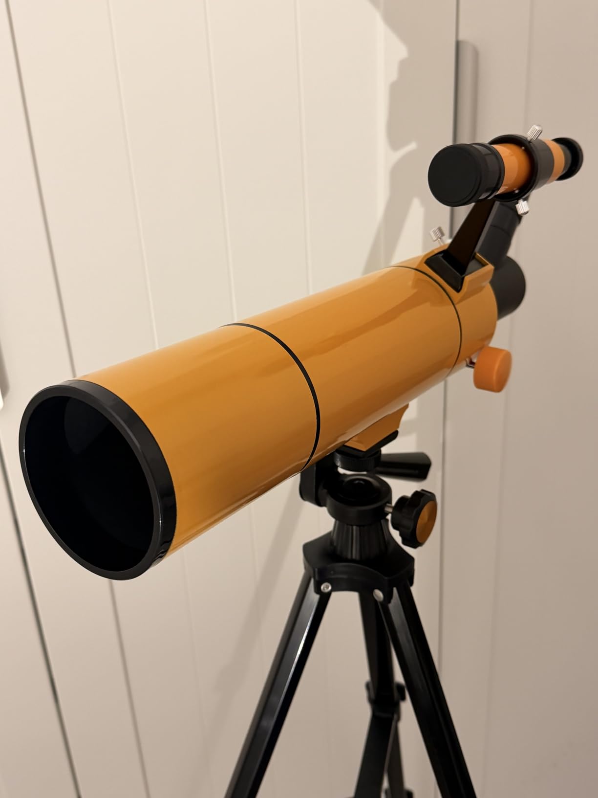 MEEZAA Telescope for Adults & Kids, 80mm Aperture 500mm Portable Refractor Telescope for Astronomy Beginners, Professional Travel Astronomical Telescopes with Tripod, Stickers, Phone Adapter, Backpack customer photo 2