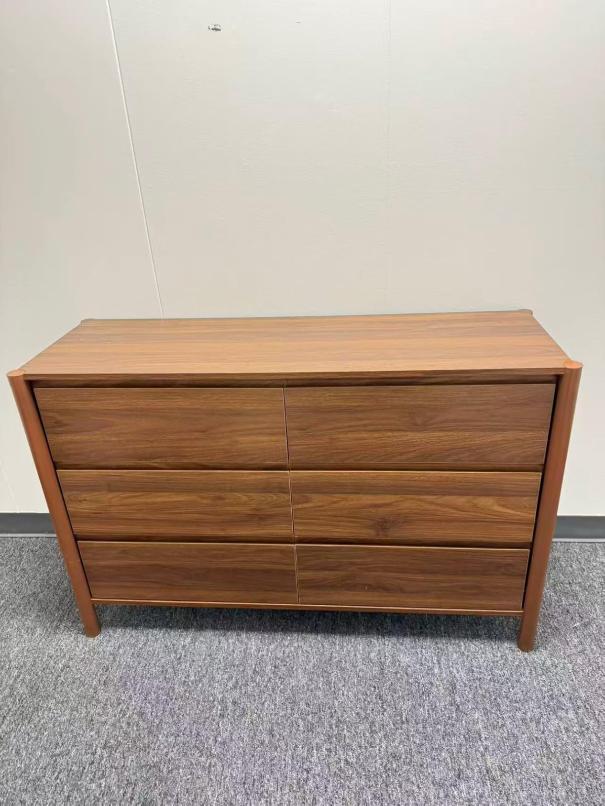 HOUROM Walnut Dresser for Bedroom, 63