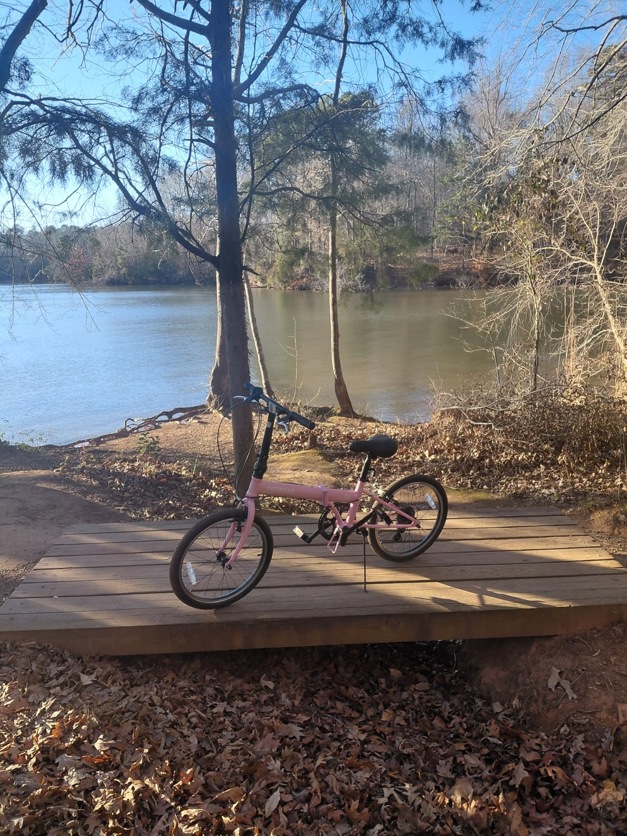 Outroad 20 Inch Folding Bike, 7-Speed Lightweight Foldable Bicycle for City Commuting customer photo 2