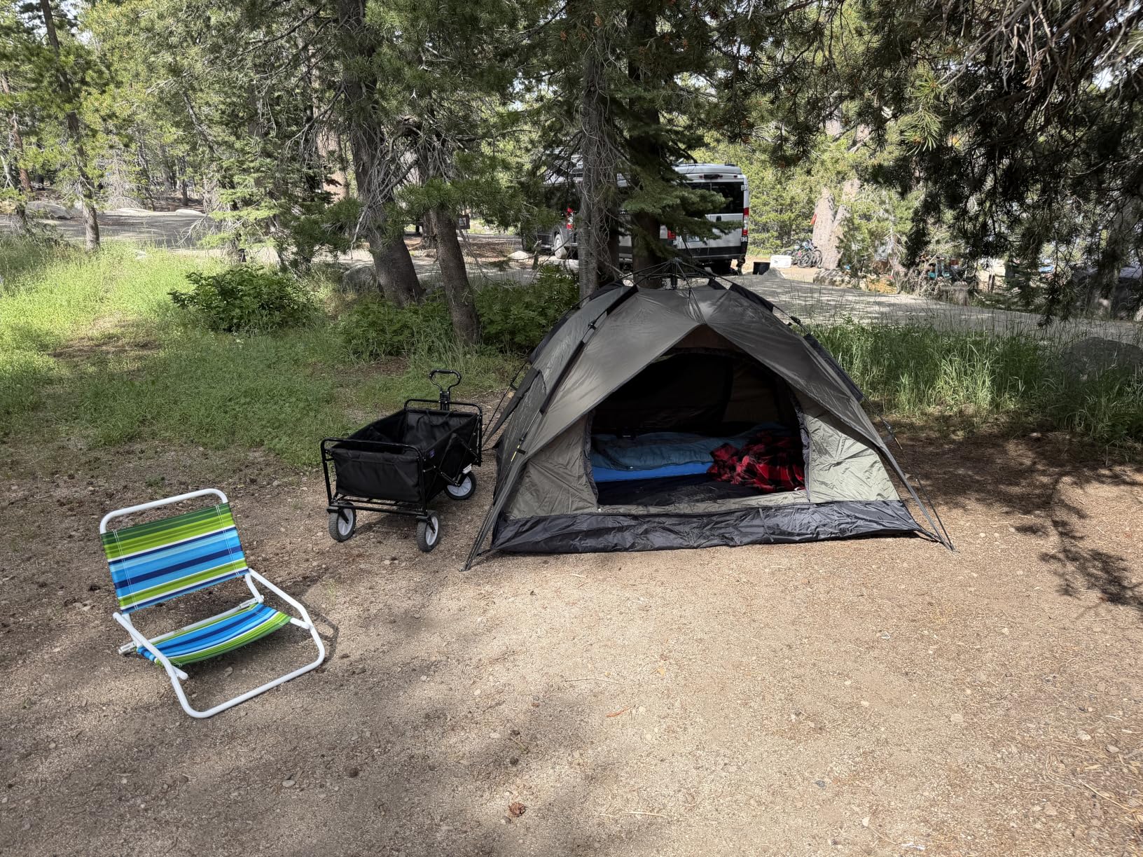 Camping Tent 2/3/4 Person Instant Pop Up Tents for Camping - 40s Automatic Easy Setup Tent with Rainfly, Double-Layer Waterproof & Windproof Instant Tents with Welcome Mat for Camping & Hiking customer photo 1