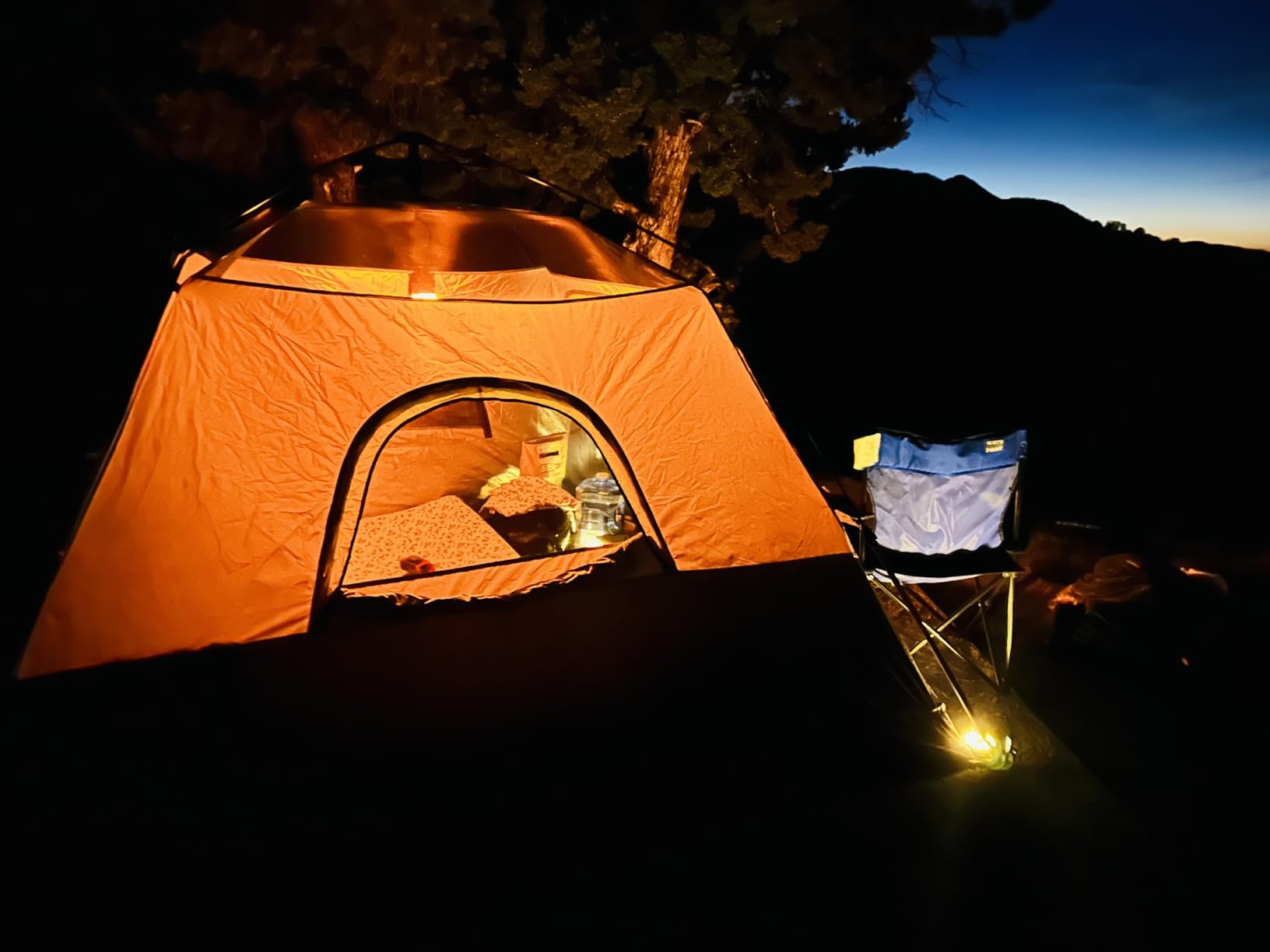 Camping Tent 2/3/4 Person Instant Pop Up Tents for Camping - 40s Automatic Easy Setup Tent with Rainfly, Double-Layer Waterproof & Windproof Instant Tents with Welcome Mat for Camping & Hiking customer photo 2