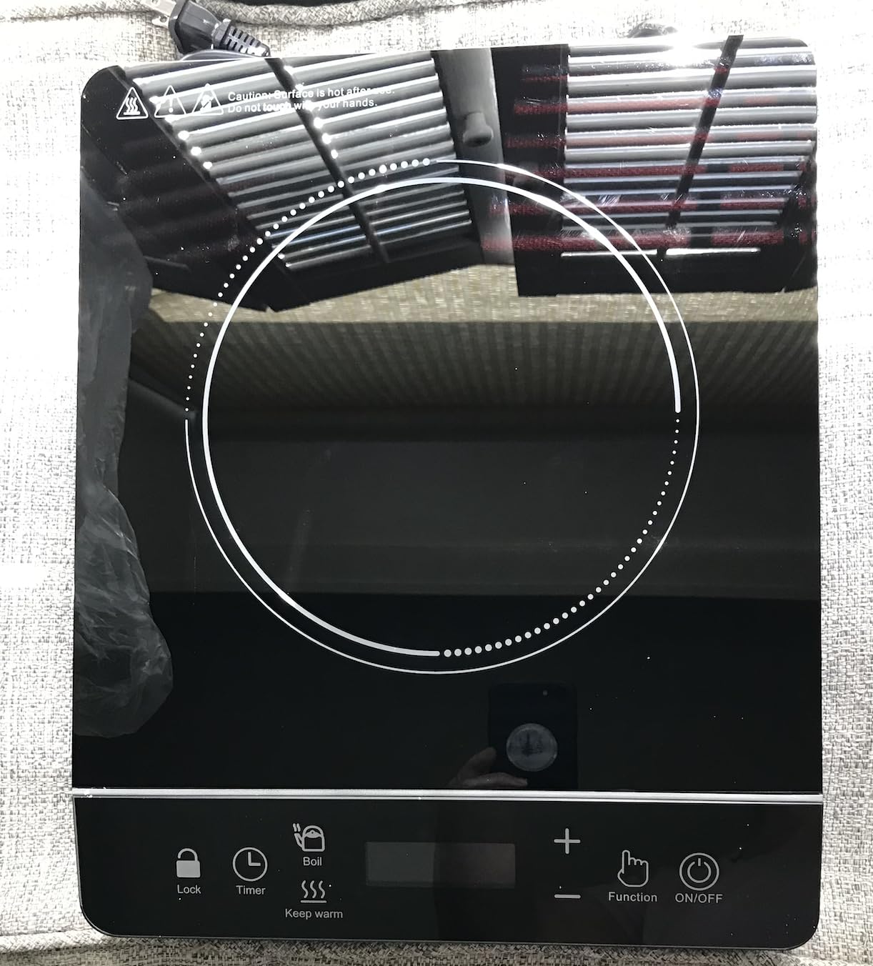 Portable Induction Cooktop Burner, 1800W Induction Hot Plate with LCD Touch, 20 Cooking Modes & 3-Hour Timer, Child Safety Lock & Auto Shutoff, ETL Certified customer photo 2