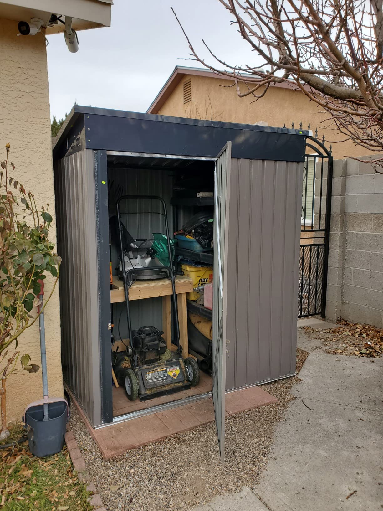 U-MAX Resin Outdoor Storage Cabinet, 70