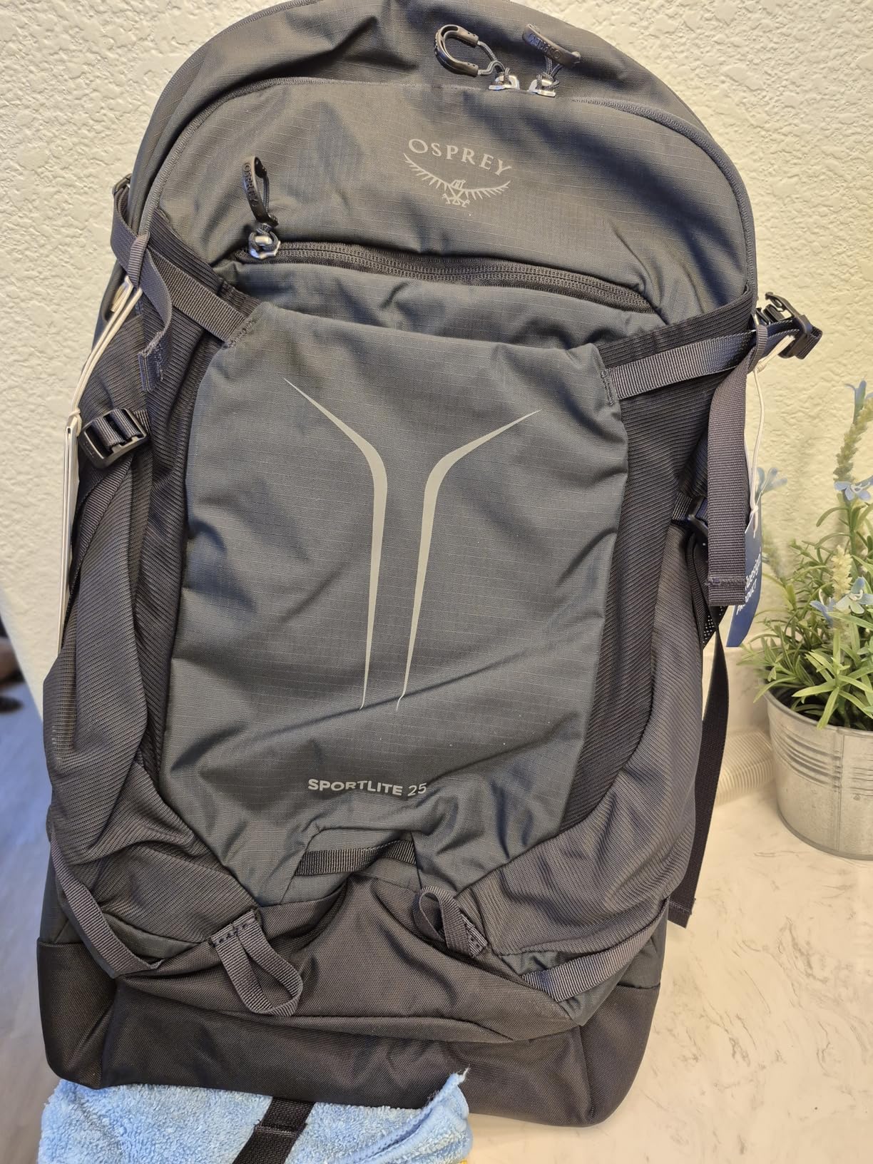 Osprey Sportlite 15L Lightweight Hiking Backpack for Men and Women - Everyday Hiking Bag - Travel Daypack, Olive Tan customer photo 2