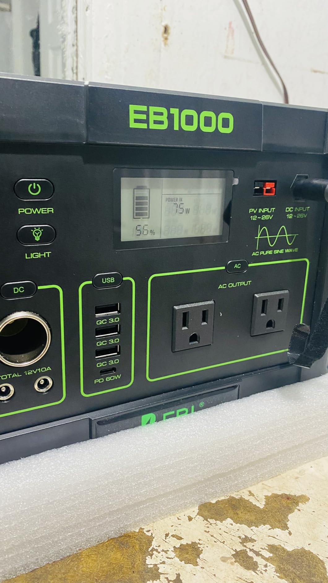 GRECELL Portable Power Station 330W 288Wh Solar Generator for Camping | With 60W USB-C PD Fast Charging, Pure Sine Wave AC Outlet, LED for Camping, RV, CPAP, Home Emergency Backup, Off-Grid Living customer photo 1