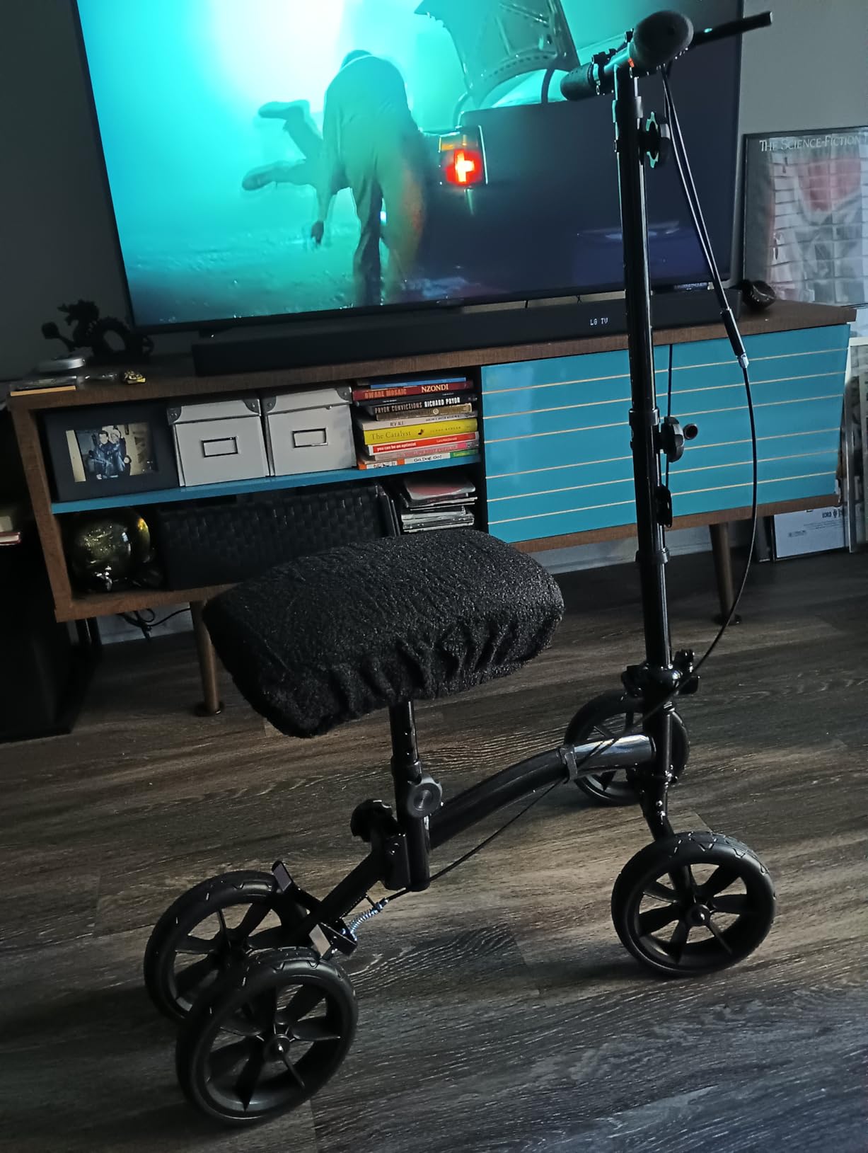 HOMLAND Knee Scooter Walker for Adults for Foot Injuries, 8