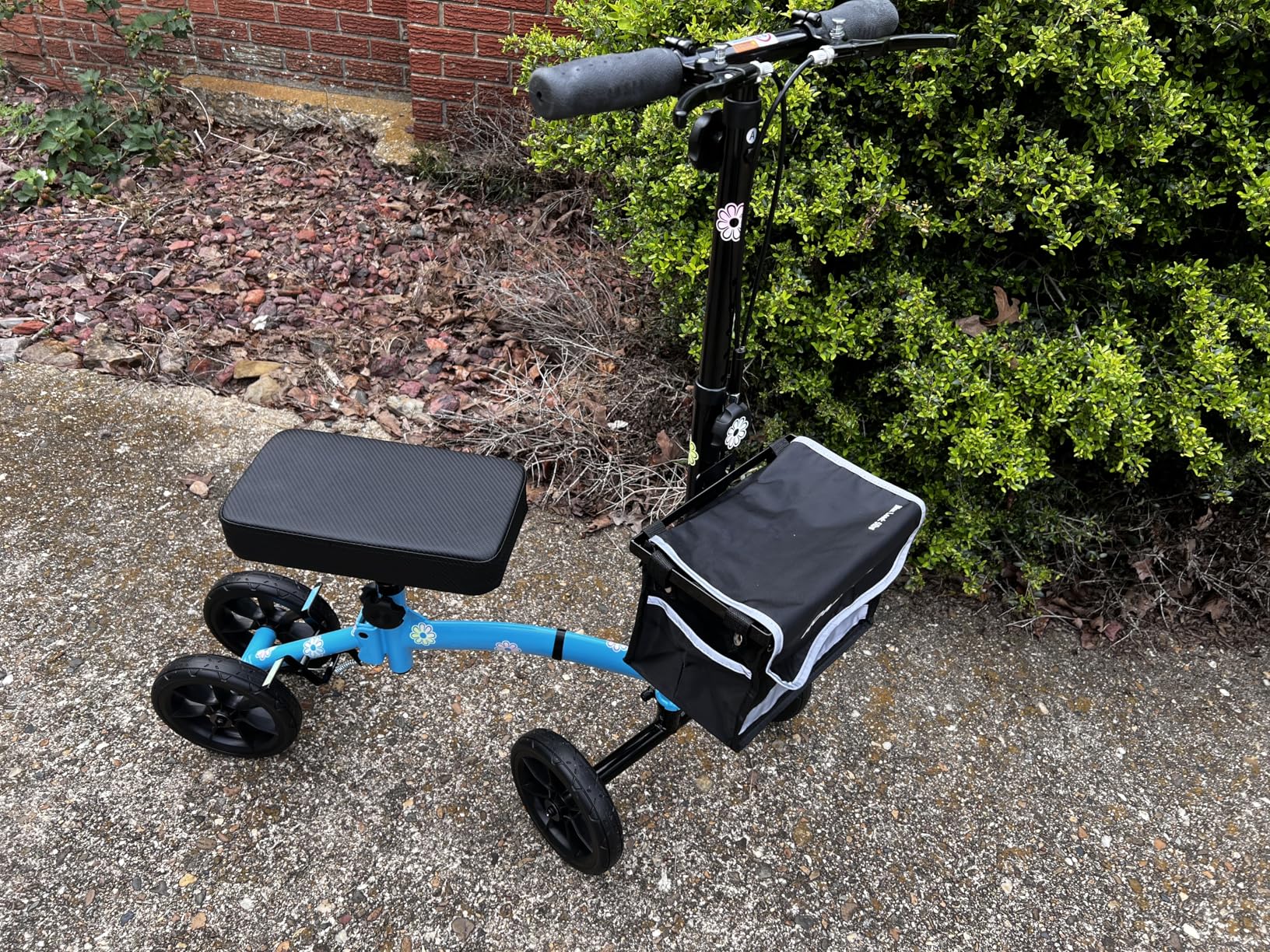 HOMLAND Knee Scooter Walker for Adults for Foot Injuries, 8