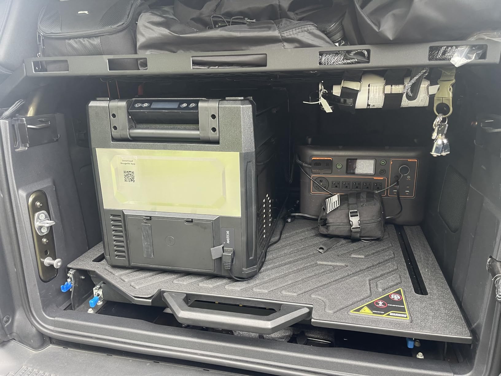 BougeRV 55 Quart Rocky V3.0 12 Volt Portable Refrigerator with 240Wh Battery, Dual Zone Car Fridge Freezer, APP Control, Compressor Cooler for Overlanding, Camping, Travel, RV, Truck(2026 New Model) customer photo 1