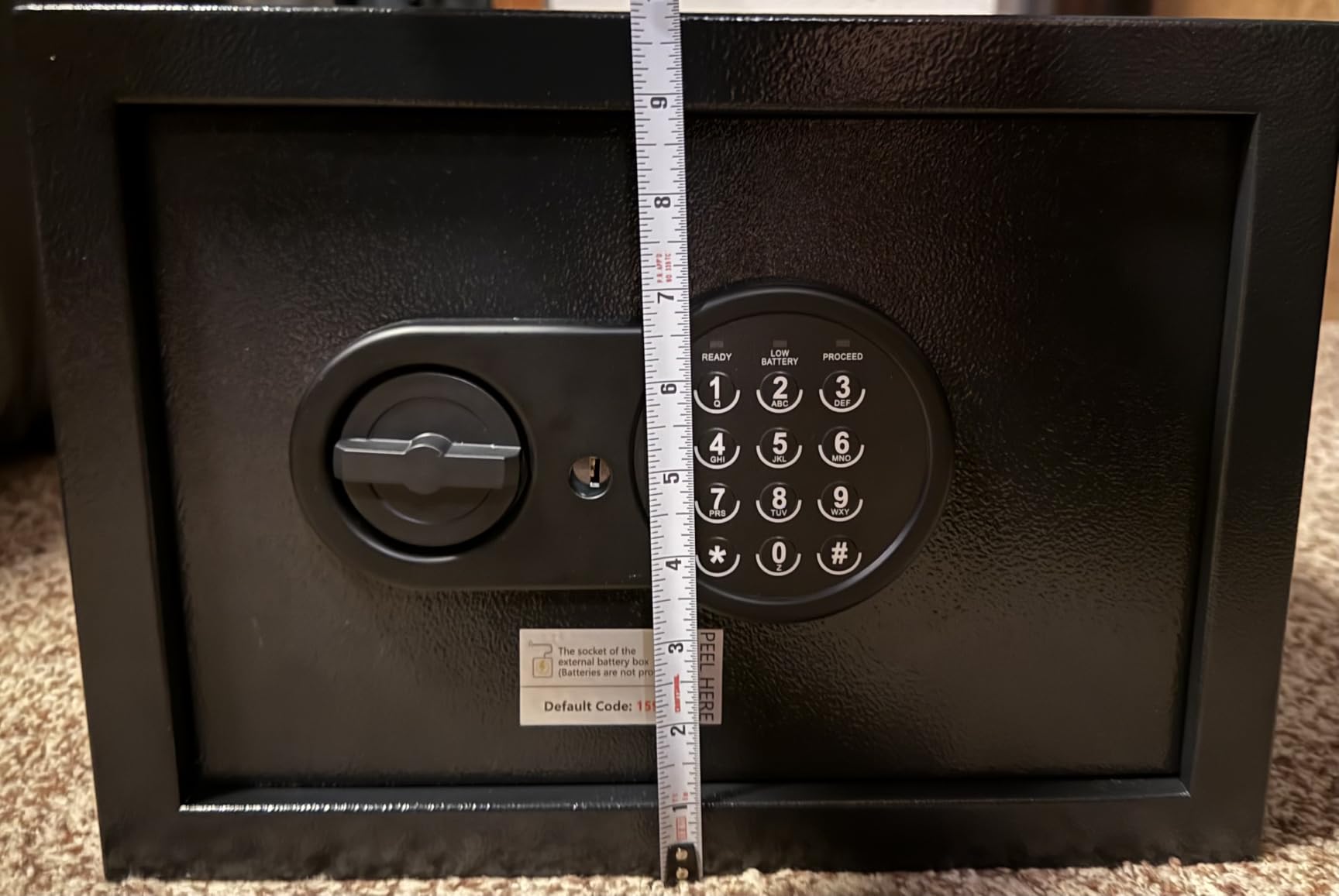 2.0 Cuft Fireproof Safe Box for Home, Digital Keypad, 35-Min Fire Protection | 35-Min Fire Protection at 1700°F, Removable Shelf, Smart Alarm & Anti-Pry Security, External Emergency Power, Silent Mode customer photo 1
