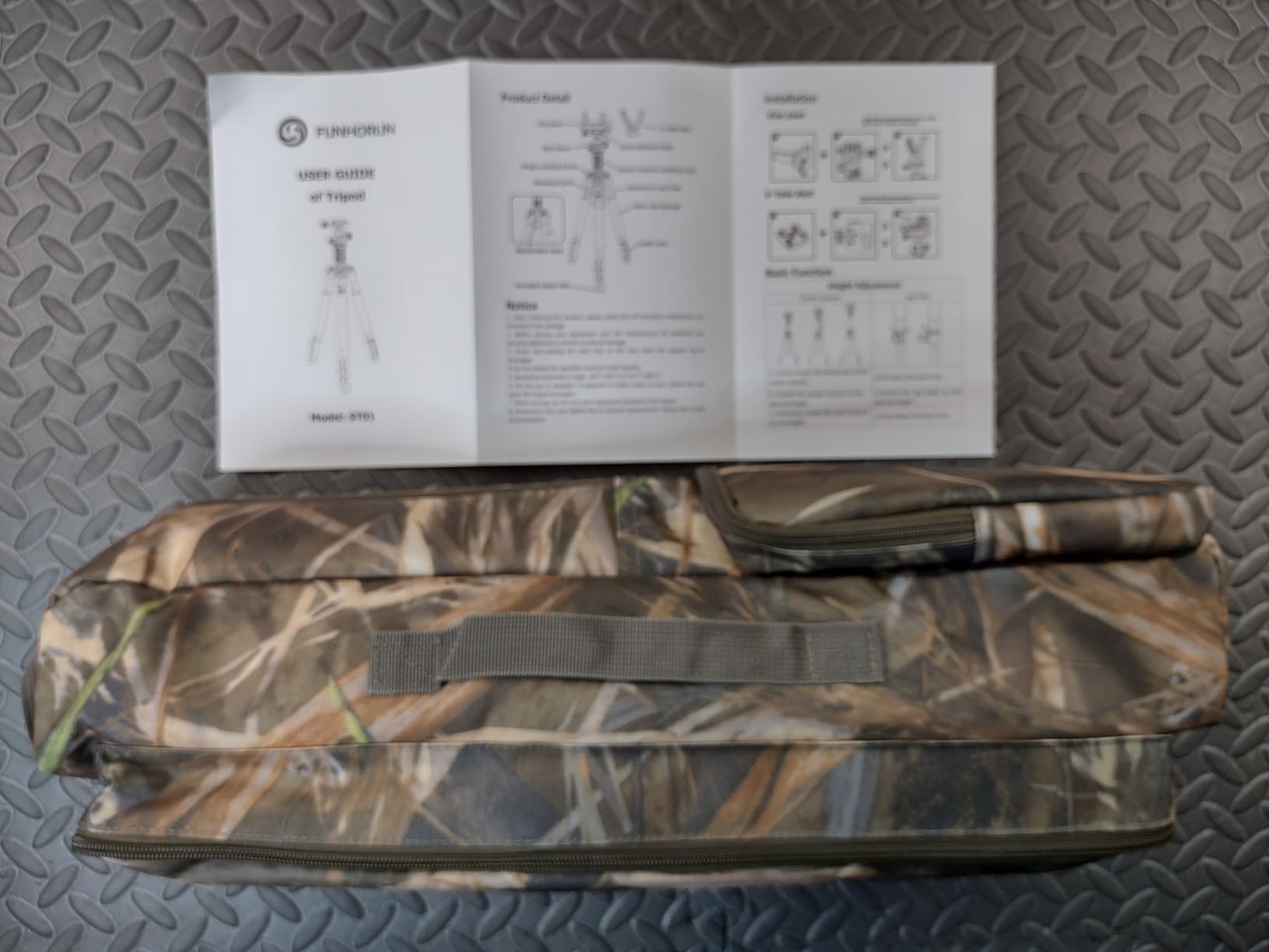 FUNHORUN Hunting Tripod for Precision Shooting, Rifle Shooting Tripod with Interchangeable V-Yoke & Vise Clamp, Heavy-Duty Aluminum Shooting Rest with Custom Carry Bag customer photo 1
