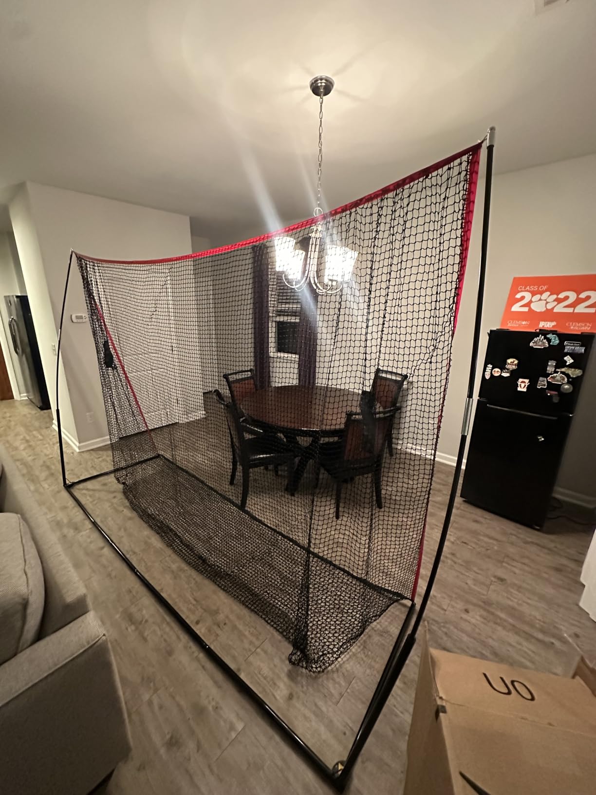 Bltend Heavy Duty Golf Net, 10x7ft/11x8ft Golf Practice Nets for Backyard | High-Density Netting with Metal Base, Spacious Golf Practice Hitting Nets for Driving Swing Backyard Garage Outdoor Indoor customer photo 2