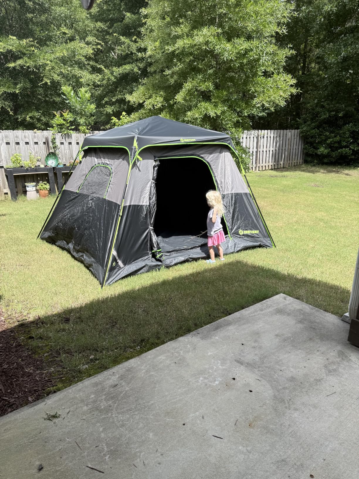 Instant Tent, 6 Person Blackout Tents for Camping with Top Rainfly | 60s Easy Setup Pop Up Tent, Waterproof & Light-Blocking Cabin Camping Tent for Family, Expandable Carry Bag, 10'L X 9'W X 6.1'H customer photo 1