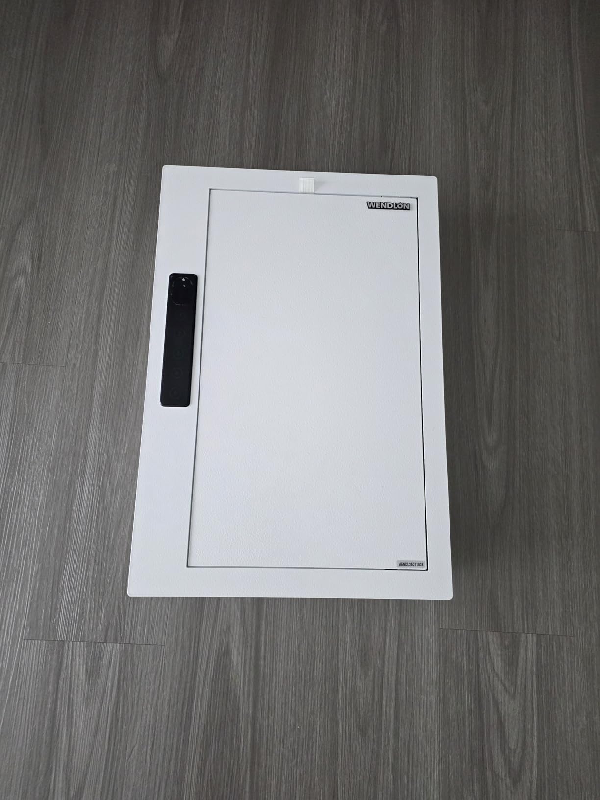 Quick Access White Wall Safe with Document Storage Box, Flat Hidden In Wall Safes Between the Studs 16