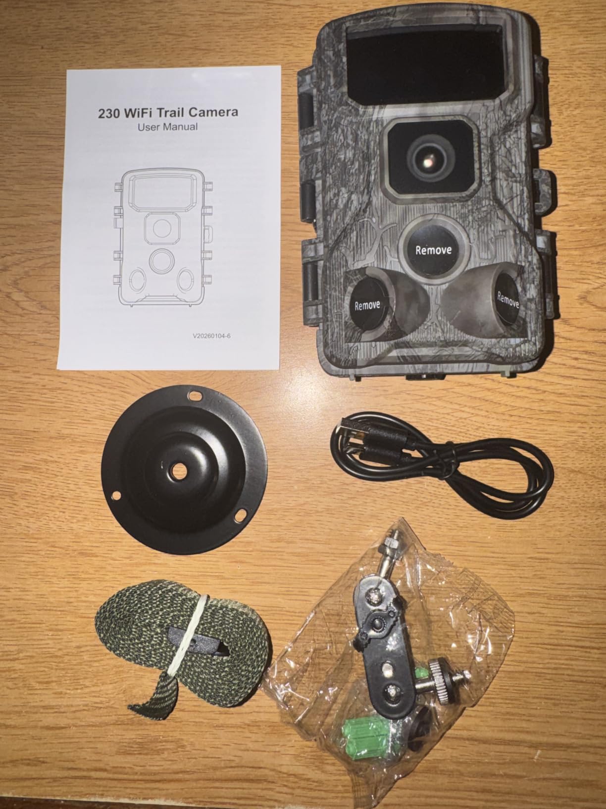 KJK Trail Camera 4K 64MP WiFi Bluetooth Game Camera, Night Vision Wildlife Hunting Camera, 0.1s Trigger Motion Activated, IP67 Waterproof, 130° Wide Angle for Deer & Farm Security customer photo 2