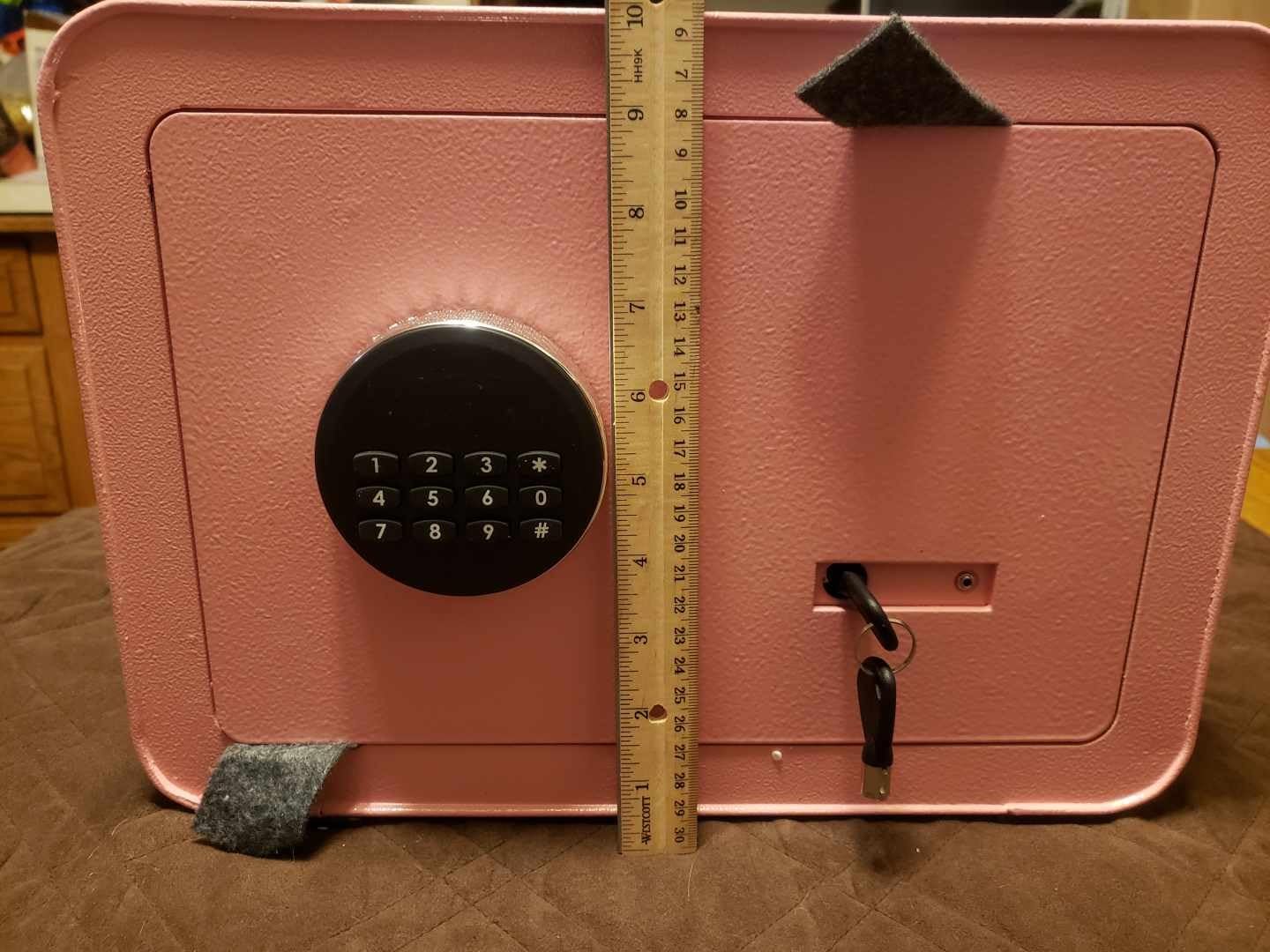 3.3 Cuft Large Home Safes Water and Fireproof, Anti-theft Floor Safe for Home Use with Programmable Keypad, Alarm System and Spare Keys, Digital Home Safes for Documents, Medicine customer photo 2