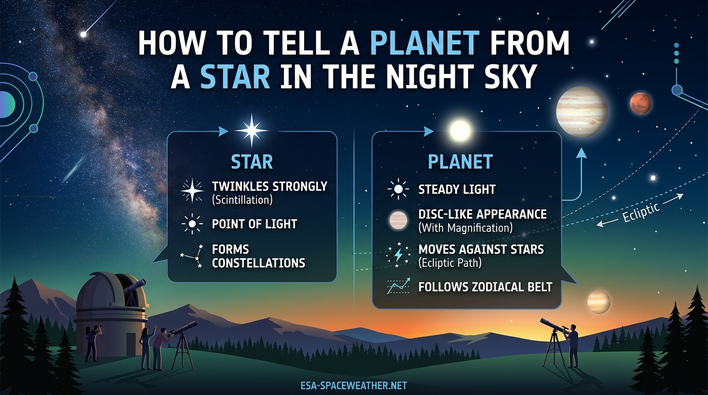 How to Tell a Planet From a Star in the Night Sky