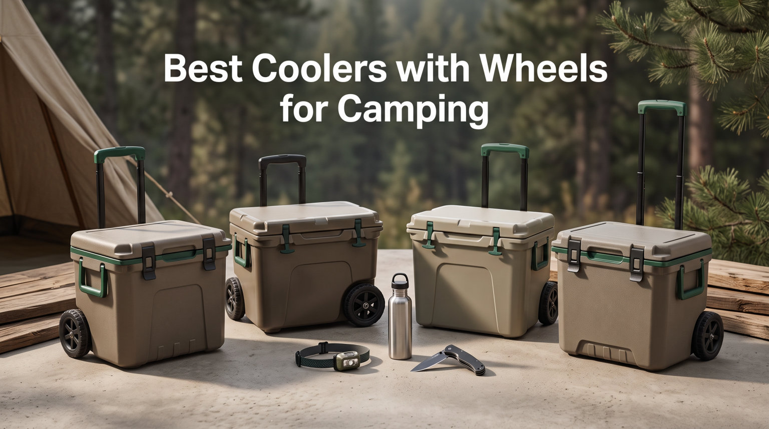Best Coolers with Wheels for Camping