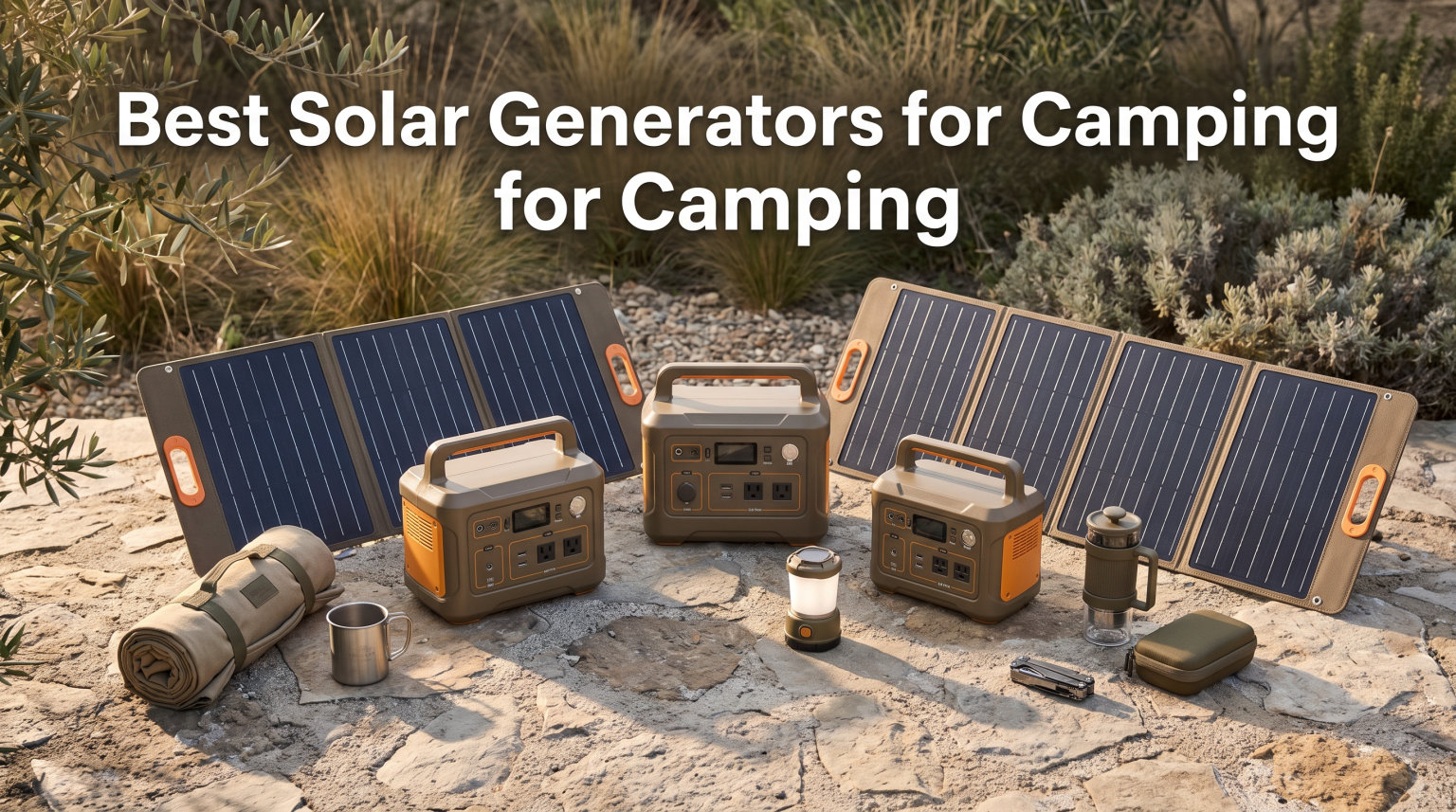 Best Solar Generators for Camping